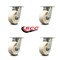 Service Caster 5 Inch Kingpinless Nylon Wheel Swivel Top Plate Caster, 4PK SCC-KP30S520-NYR-4 - alternate 5